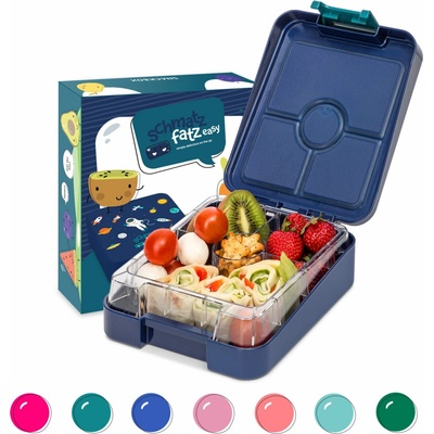 Klarstein Schmatzfatz easy, desiatový box, , 4 priehradky, 18 x 15 x 5 cm (FHX001-SF-NL-nvsp)