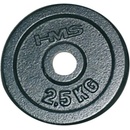 Závažia k činkám HMS oceľové HMS 2,5 kg - 30mm