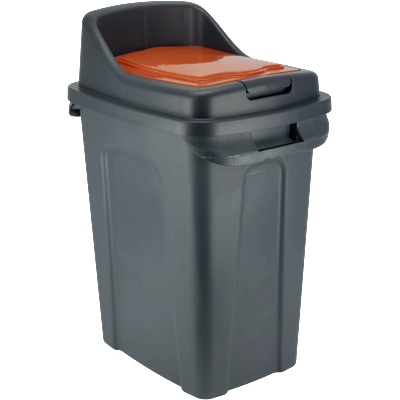 PLANET Planet-Кош за разделно сметосъбиране 50l - ОРАНЖЕВ / АНТРАЦИТ (up 295) (0133446)