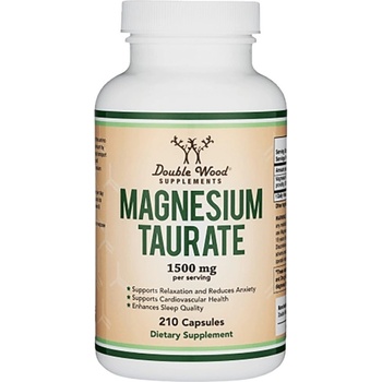 Image 1 of Double Wood Supplements Magnesium Taurate 120 mg [210 капсули]