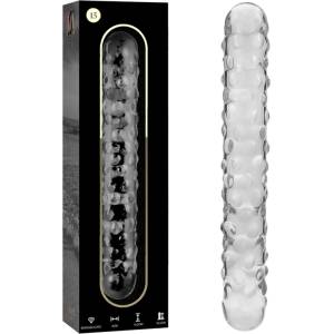 IBIZA Nebula Model 15 Dildo Borosilicate Glass 18.5x3cm Clear