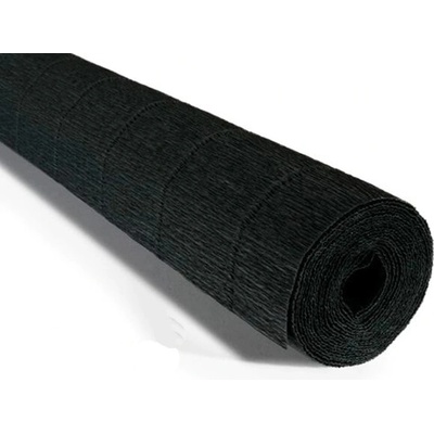 Italský krepový papír Cartotecnica Rossi 180g (50 x 250cm) - černá 602 – Zboží Dáma