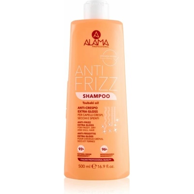 Alama Professional Anti Frizz Gloss Shampoo šampon proti krepatění 500 ml