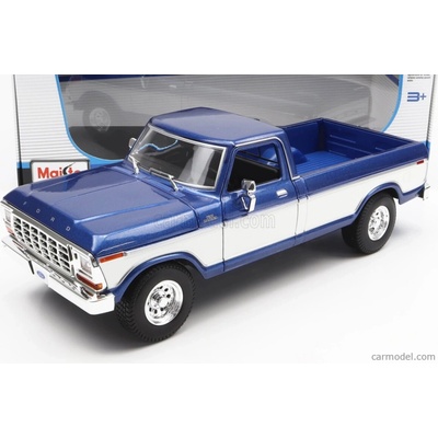 Maisto Ford usa F-150 Pick-up 1979 Modrá Bílá 1:18