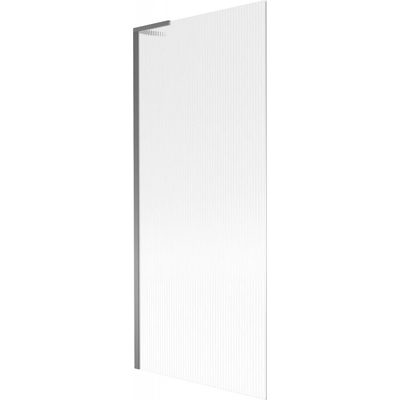 Mexen Next L параван за вана, 1-крилен, 80 x 150 см, ивици, gun metal - 895-080-000-03-09-95 (895-080-000-03-09-95)