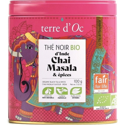 Terre d'Oc Chai Masala BIO sypaný černý čaj 100 g