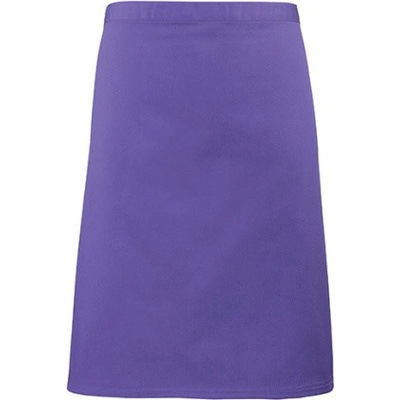 Premier Workwear Pracovní zástěra středně dlouhá PR151 Purple Pantone 269 70x50cm