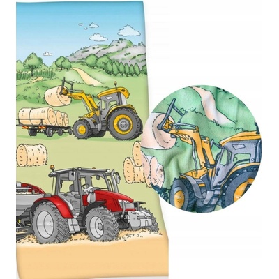 HERDING Osuška Traktor 75 x 150 cm