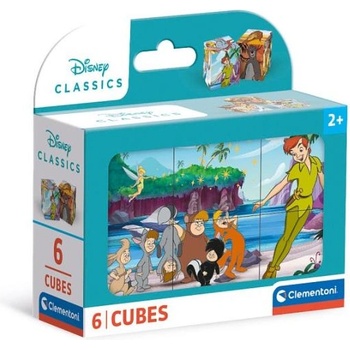 Clementoni Кубчета с картинки - Disney Classic, 6 кубчета
