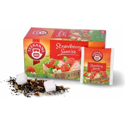 Teekanne čaj Strawbery Sunrise 20 x 2,5 g