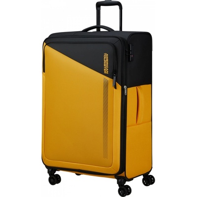 American Tourister Velký A.T. Daring Dash Black/Yellow 117 l