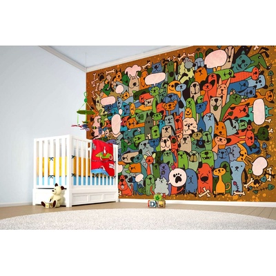 DIMEX ART Самозалепваща се флизелинова фототапета животински модел 375 x 250 см