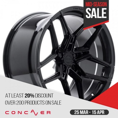 CONCAVER CVR5 10,5x19 5x118 ET15-57 matt black