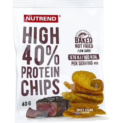 Nutrend High Protein Chips paprika 40g