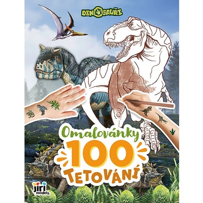Dinosauři Omalovánky a 100 tetování