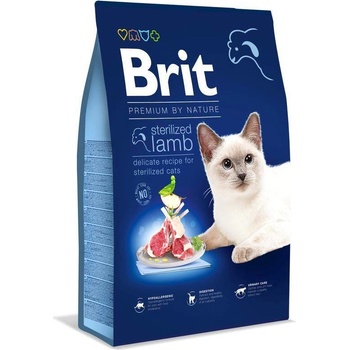 Brit Premium Cat by Nature Sterilized Lamb 2 x 8 kg