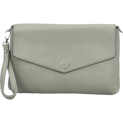 Stylová dámská koženková crossbody kabelka Loren šedá