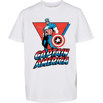 Mister Tee Тениска Marvel Captain America Kids Tee white 110UB-MTK192-00220 - Тъмносив, размер 158/164