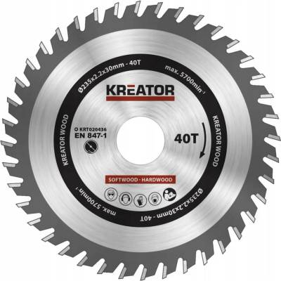 Kotouč Kreator na dřevo 235x30 mm