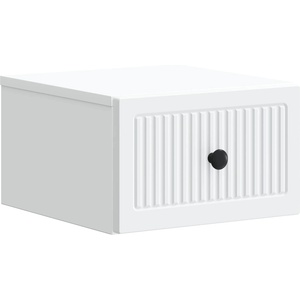 vidaXL Спален шкаф с монтаж на стена с чекмедже Бяло 33 x 34, 5 x 20 см (897915)