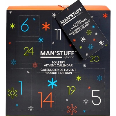 Technic Man's Stuff Adventní kalendář s kosmetikou pro muže 2024