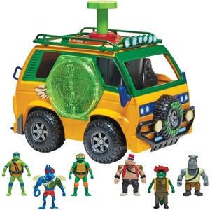 Playmates Toys Игрален комплект Playmates TMNT - Станция за мутация ван, с фигурки (84386XE2)