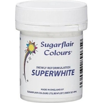 Sugarflair Jedlá prachová beloba Superwhite 20 g
