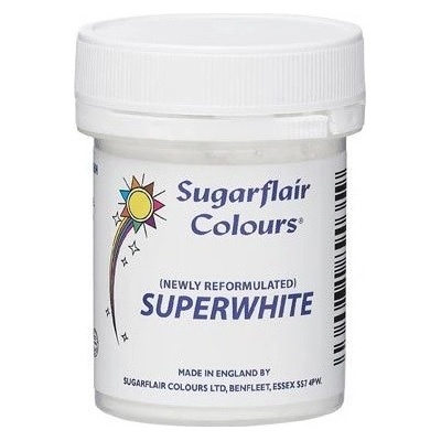 Sugarflair Jedlá prachová beloba Superwhite 20 g