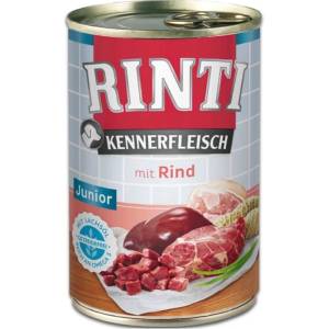 RINTI Kennerfleisch Junior Beef мокра храна за кучета - говеждо месо 400 г
