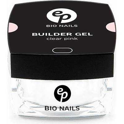 Bio nails Builder modelovací hypoalergenní clear pink 5 ml