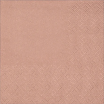 Santex Салфетки едноцветни 21 x 20 см ЦВЯТ: Розово-златно