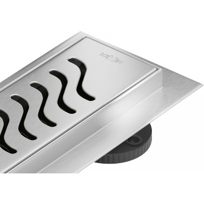 Mexen Flat 360° M09 въртящ се линеен сифон 100 см, инокс - 1028100-40 (1028100-40)