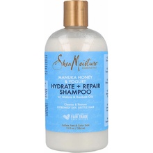 Shea Moisture Manuka Honey & Yogurt Hydrate + Repair Shampoo –⁠ Šampon pro suché vlasy 384 ml