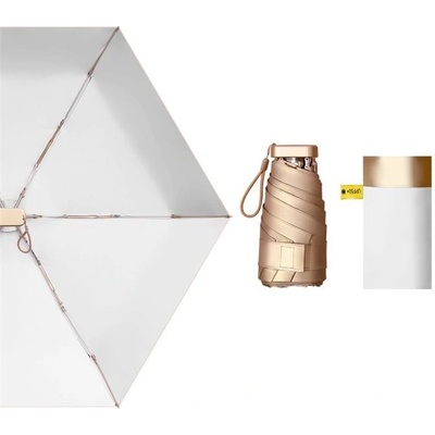 Luxury Gold Biely Shimia deštník mini skládací bílý