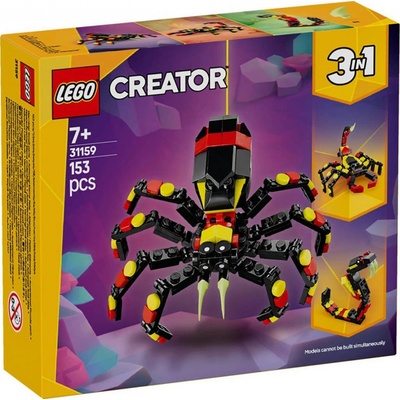 LEGO® Creator 31159 Divoká zvířata: Překvapivý pavouk