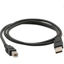 C-TECH CB-USB2AB-3-B USB A-B, 3m, černý