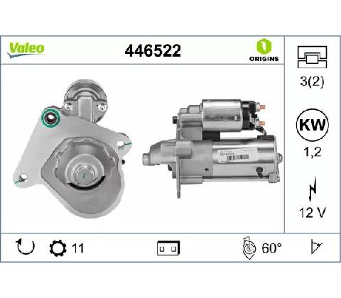 Startér VALEO 446522