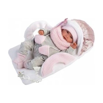 Llorens Кукла Llorens Mimi Llorona Capazo Portabebe, 42 см