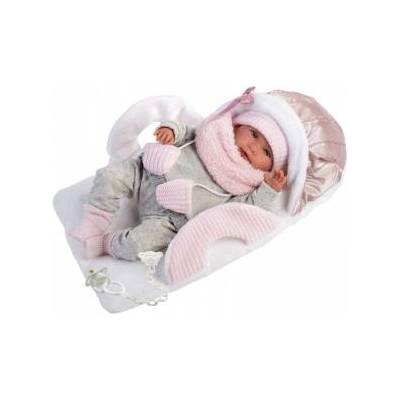 Llorens Кукла Llorens Mimi Llorona Capazo Portabebe, 42 см