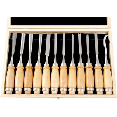 Extol Premium dláta rezbárske, 12-dielna sada 8812405