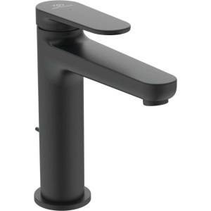 Ideal Standard Cerafine Nuovo - Смесител за умивалник със сифон, BlueStart, копринено черно BD771XG (BD771XG)