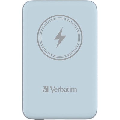 Verbatim MCP-10BE Power Pack 10000 mAh with UBS-C® PD 20W / Magnetic Wireless Charging 15W Blue (32247)