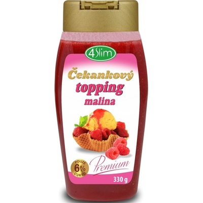4Slim Čakankový topping malina 330 g
