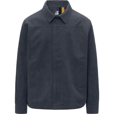 K-Way Мъжко ежедневно яке K-Way Shary Corduroy Casual jacket - Blue / Tartan Combo - размер XXL (003-3463-0115)