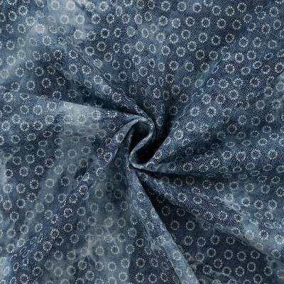 Šatovka Chambray - Denim kruhy