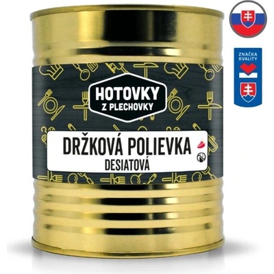 Hotovky z plechovky Držková polievka desiatová 800 ml
