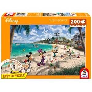 Schmidt Spiele Thomas Kinkade Studios: Disney - Mickey & Minnie in Florida (200 Pieces)