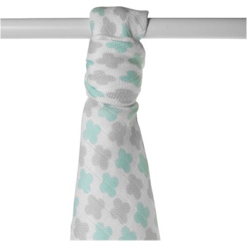 XKKO Bambusová osuška Scandinavian 90x100 Mint Cross