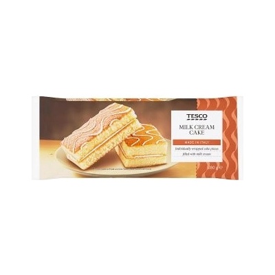 Tesco Milk Cream Cake 10 x 28 g