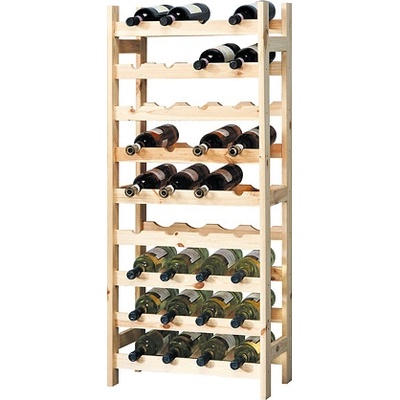 KESPER Stojan na víno na 36 fliaš, 120 x 51 x 27 cm, borovicové drevo 69360